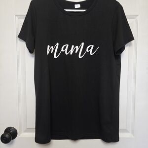 Black 'Mama' T-Shirt